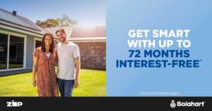 72 months interest free on solar t